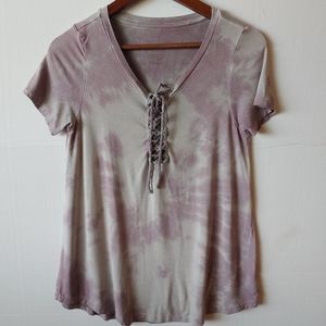 American eagle tie dyed blouse